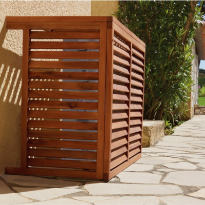 Wood - Air conditioner - cover